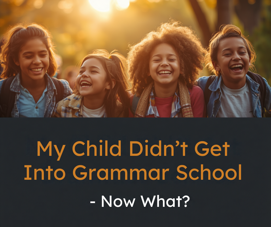 "Diverse group of children laughing outdoors, the wide state school friendship circle after not getting into grammar school